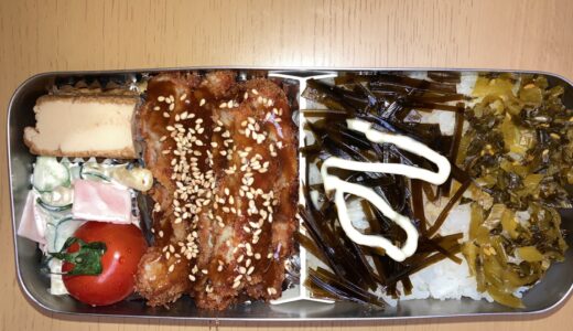 母さんの料理（とんかつ定食ととんかつ弁当）